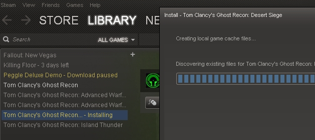 Install Steam Ghost Recon